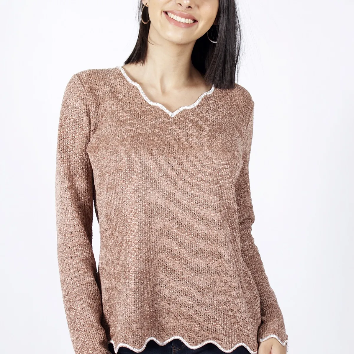 TENTATION - Sweater Camel Tentation