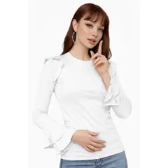 TENTATION - Polera Vuelos Blanco