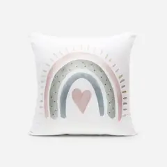 ROSEN - Funda de Cojín Arcoíris 50x50 cm