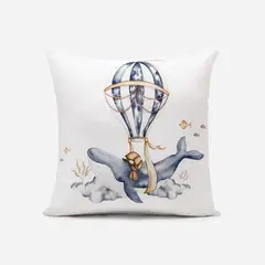 ROSEN - Funda de Cojín Ballenas 50x50 cm