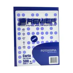 PREMIER - Resma Papel Fotocopia CARTA 75gr.