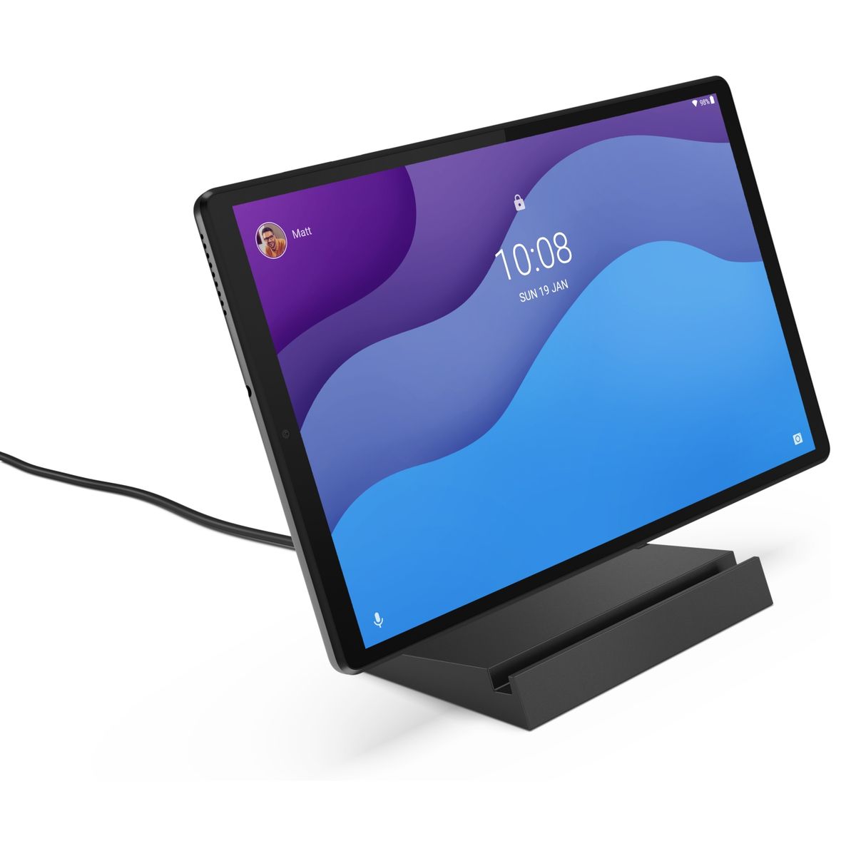 LENOVO - Tablet Lenovo Smart M10 HD 64GB 4GB RAM 10" + Cargador y Google Assistant