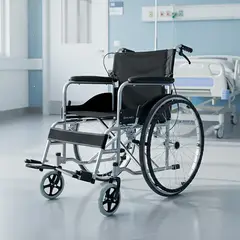 HOWELL - Silla de Ruedas Plegable Aluminio13kg Adulto Mayor Frenos