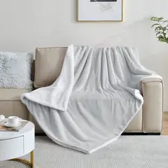 GENERICO - Frazada Polar 2 Plazas Chiporro Unicolor Cobertor Cama