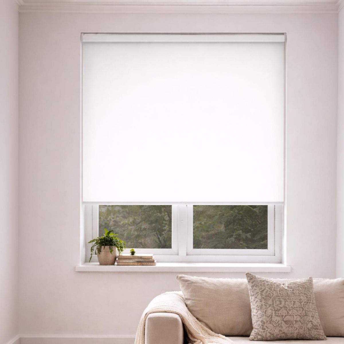 CASATUA - Cortina Roller Blackout 100% CasaTua 100 x 200cm - Blanco