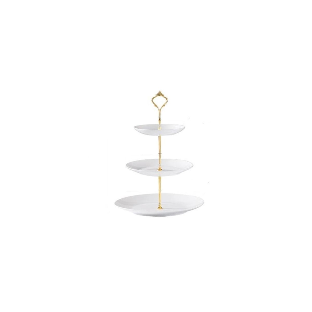 CAP DOR - Plato Tres Niveles Blanco