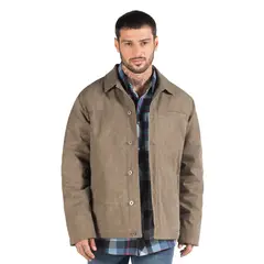 PANAMA JACK - Chaqueta Hombre Waxed Marrón claro