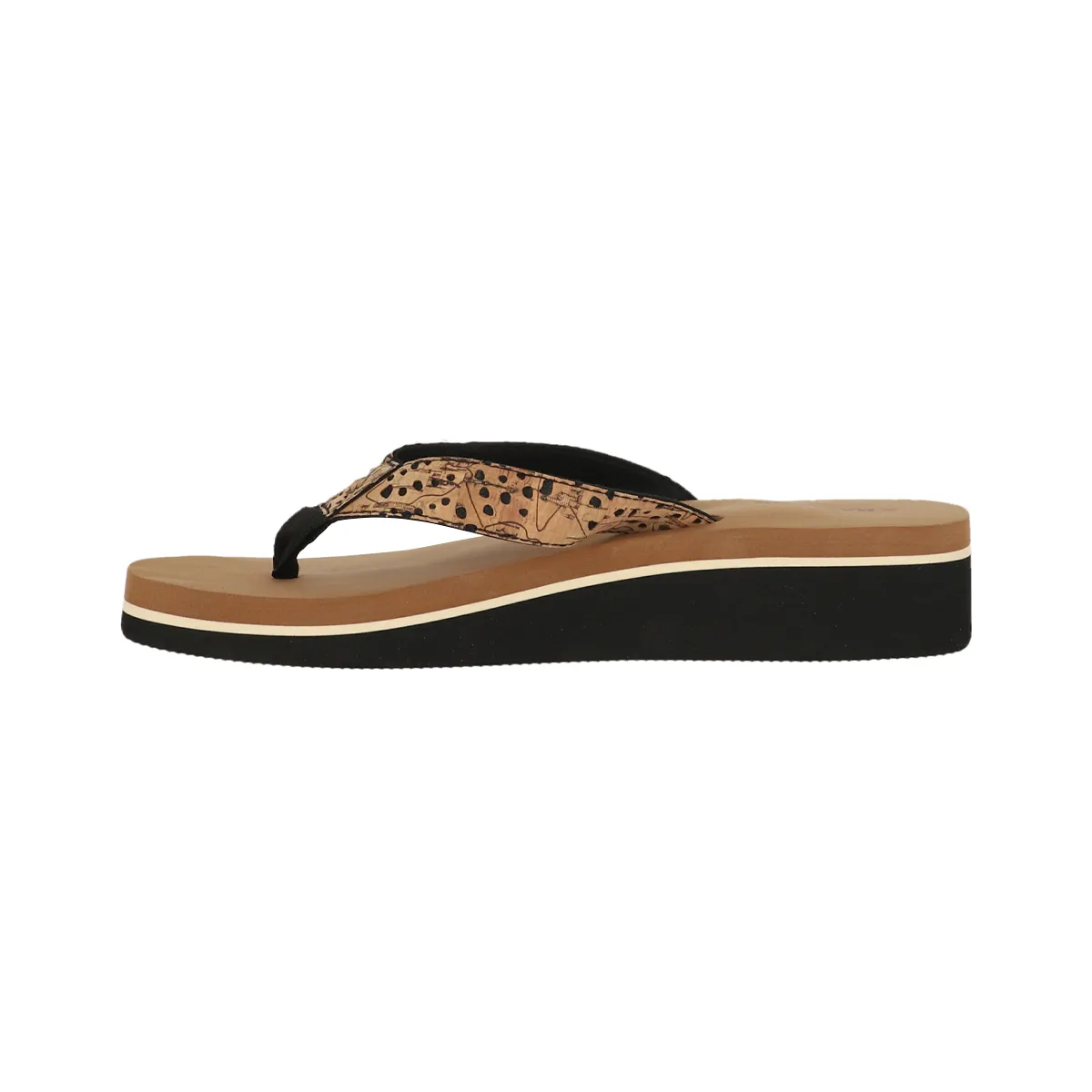 BAMERS - Sandalia Bamers Mujer Woodie Mid Negro