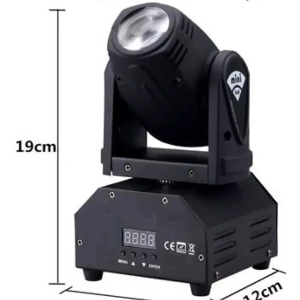 GENERICO - Cabezal Led Giratorio Rgbw Dmx 512 Mini Beam 36w Disco Laser
