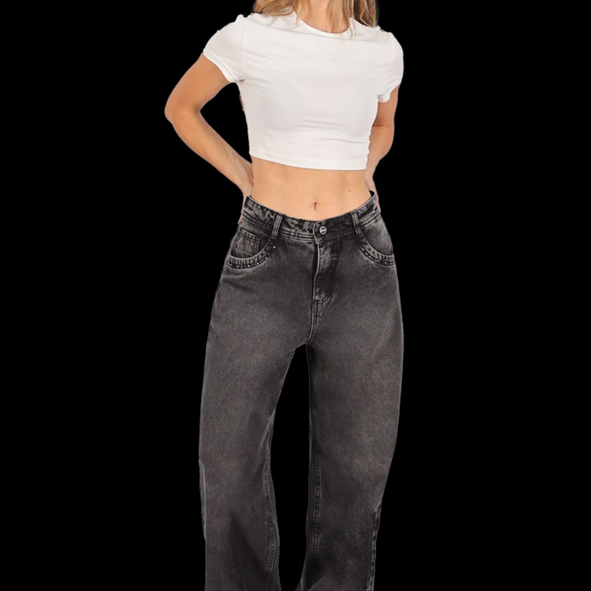 DIVINO JEANS - Jeans Jeri III Negro Divino Jeans