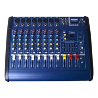CONSOLA POWER MIXER 8CH BLUETOOTH UKS-8USB