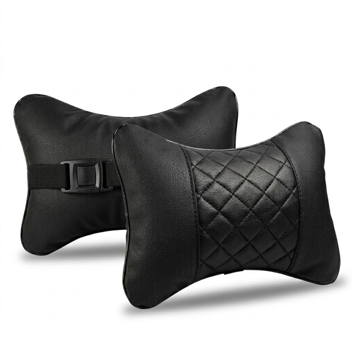 IRM - Almohada Cojín Apoya Cabeza Cervical Cuero Sintético Auto