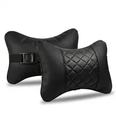 IRM - Almohada Cojín Apoya Cabeza Cervical Cuero Sintético Auto