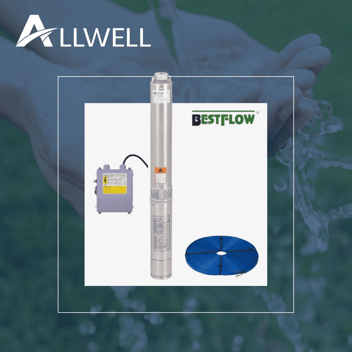BESTFLOW - BOMBA SUMERGIBLE POZO BESTFLOW 4 1.5HP 4SSM414