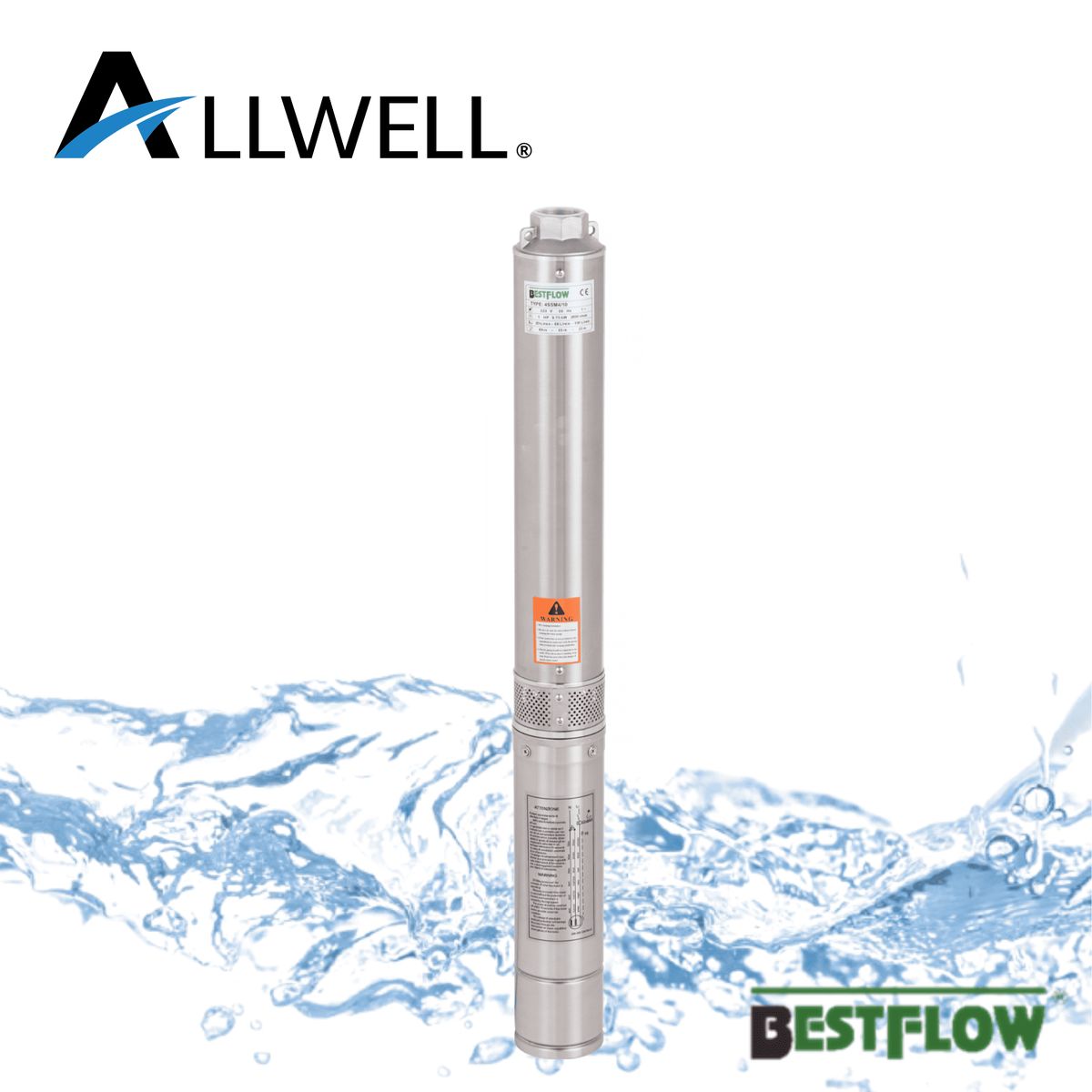 BESTFLOW - BOMBA SUMERGIBLE POZO BESTFLOW 4 1.5HP 4SSM414