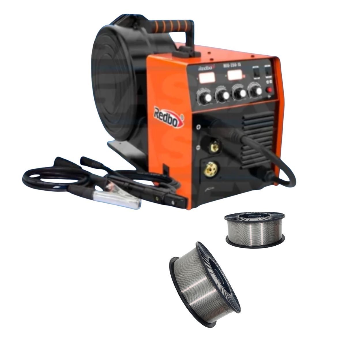 GENERICO - Soldadora Redbo MIG-25015kg +Alambre FLUX E71T 10mm 15KG