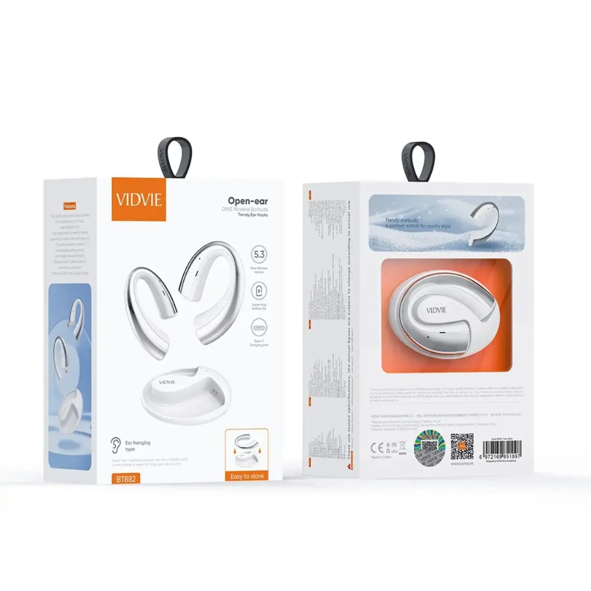 GENERICO - Audífonos Inalámbricos Bt882 Ows Earbuds Vidvie Open Ear Versión 5.3 Batería 40 Mah