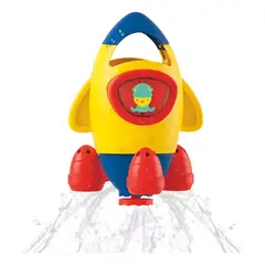 GENERICO - Cohete Cascada Juguete Acuático Agua Baño De Bebé Color Amarillo