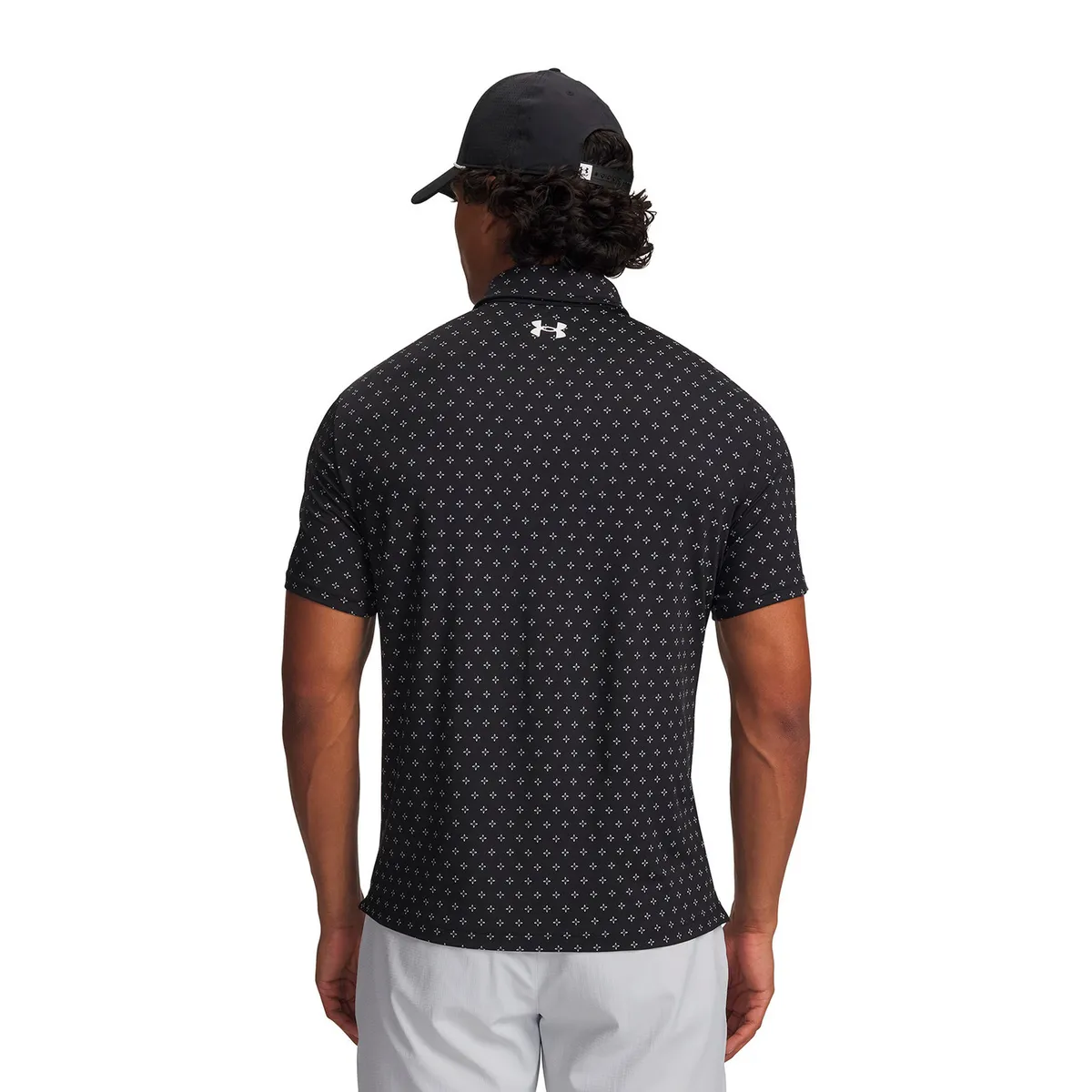 UNDER ARMOUR - Polera M/C UA Playoff 3.0 Printed Negro Hombre UNDER ARMOUR