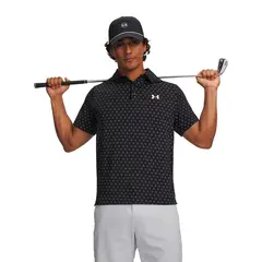 UNDER ARMOUR - Polera M/C UA Playoff 3.0 Printed Negro Hombre