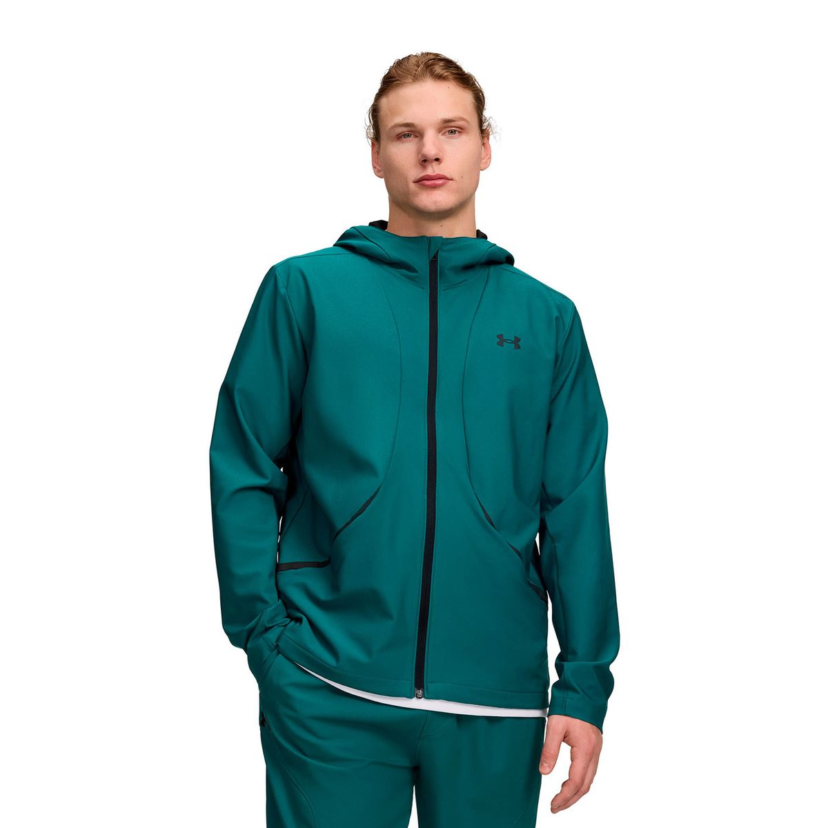 UNDER ARMOUR - Chaqueta UA Unstoppable Woven Verde Hombre UNDER ARMOUR