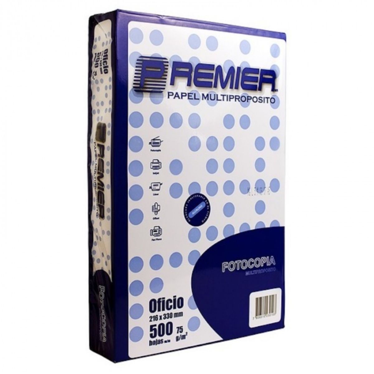 PREMIER - Resma Papel Fotocopia OFICIO 75gr. PREMIER