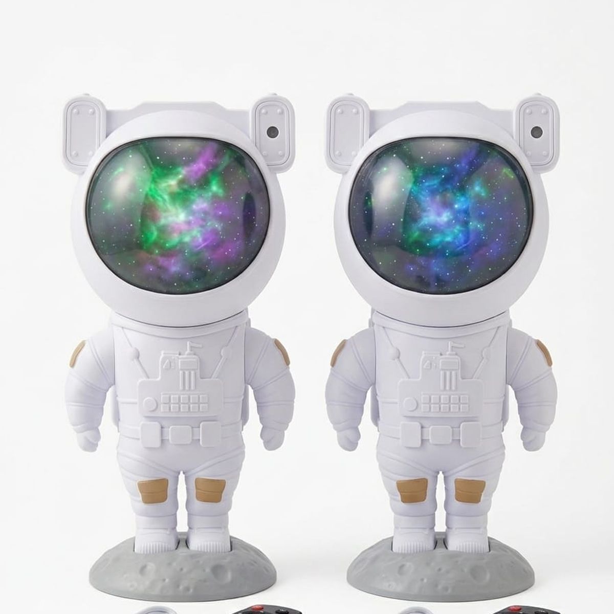 GENERICO - Pack 2 Astronauta Proyector Galaxy 360 Luz Nocturna Estrellas Nebulosa LED USB  Regalo
