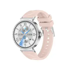GENERICO - Smartwacht Reloj Inteligente Wireless Calling Vidive SW1624 Color Rosado Modelo Clásico Mujer