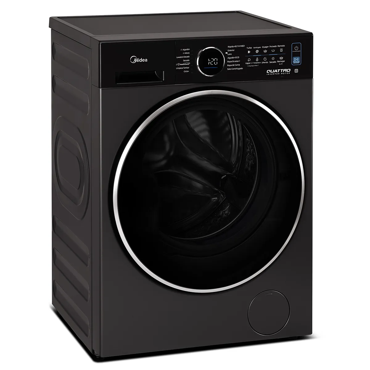 MIDEA - LavadoraSecadora Perfect Fit Titanium 1611 KG Midea