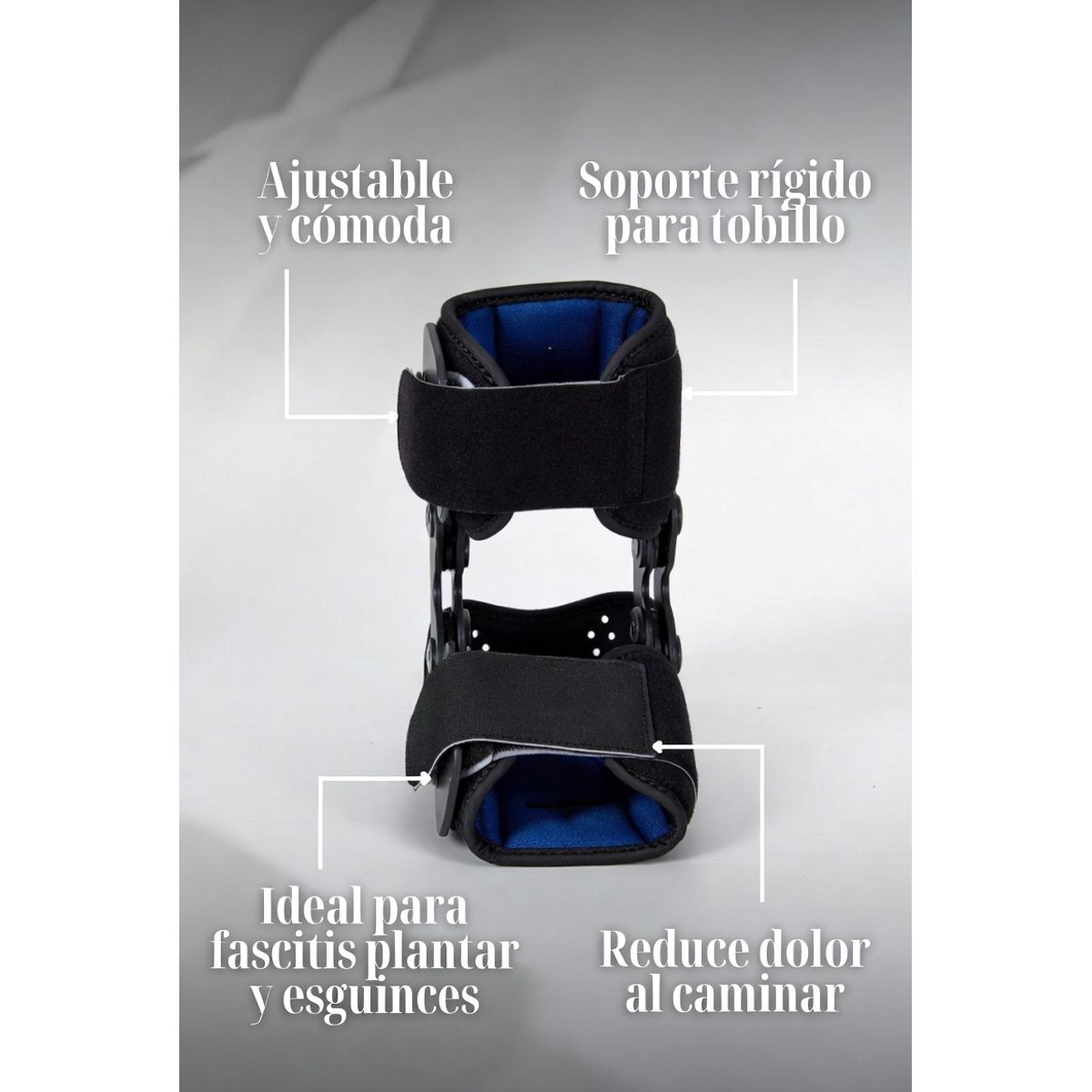 MOVI - Férula Ajustable para Pie y Tobillo Ortesis AFO Esguinces Recuperación Postoperatoria