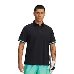 UNDER ARMOUR - Polera M/C UA Armourdry Golf Trip Negro Hombre