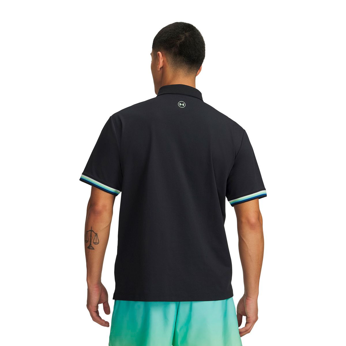 UNDER ARMOUR - Polera M/C UA Armourdry Golf Trip Negro Hombre UNDER ARMOUR