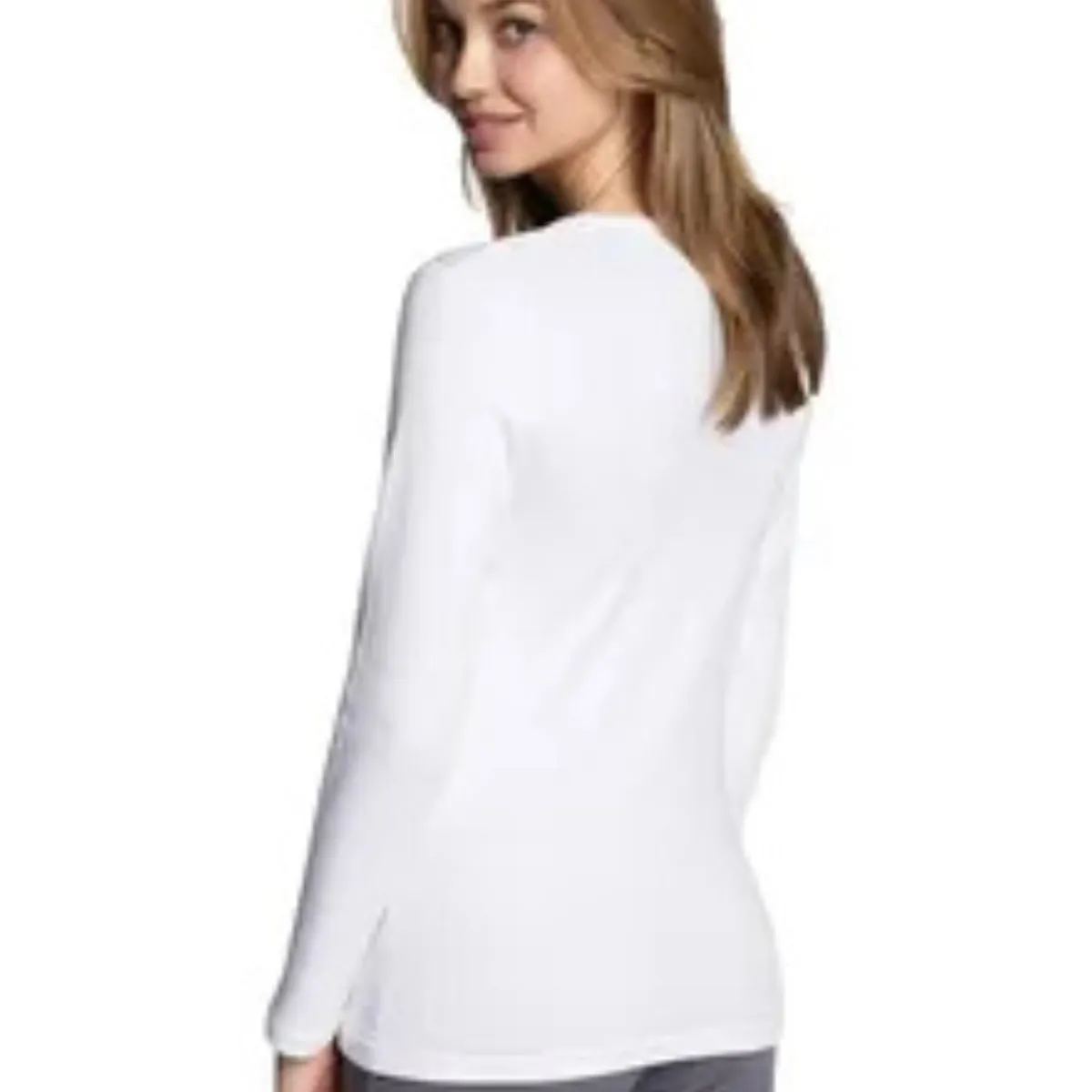 LOOK SHOP - Camiseta Mujer, Juvenil, Niña, Manga Larga. Algodón 114