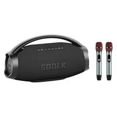 CASTLETEC - Parlante Altavoz Bluetooth 5.3 Karaoke 2 Mic 320W 18000mAh IPX6 TWS SODLK S1619