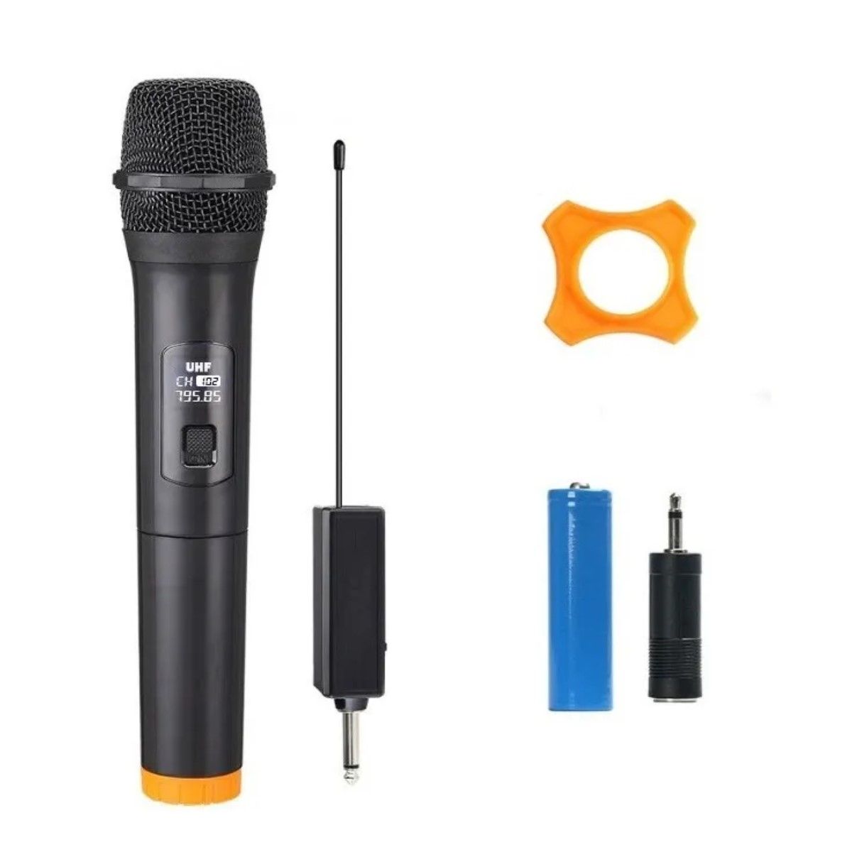 GENERICO - Microfono Inalambrico 10 Metros De Alcance Karaoke Color Negro BELUG