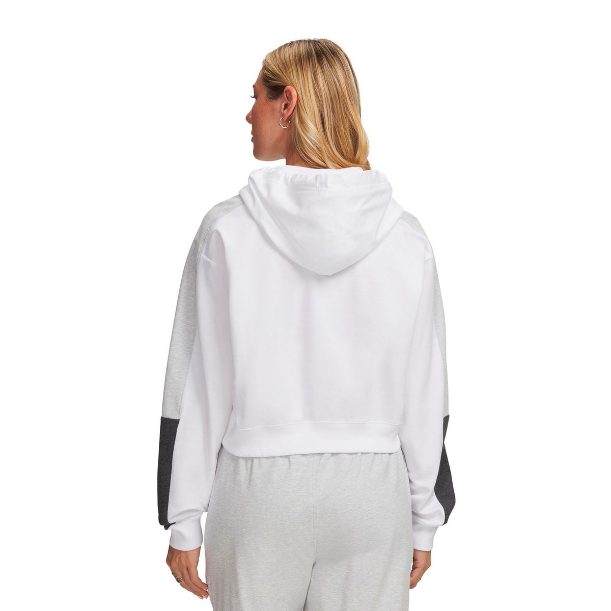 UNDER ARMOUR - Poleron UA Sport Terry Trend Blanco Mujer UNDER ARMOUR