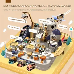 VERCI - Pista Interactiva De Autos Aventura Juguete Educativo Niños
