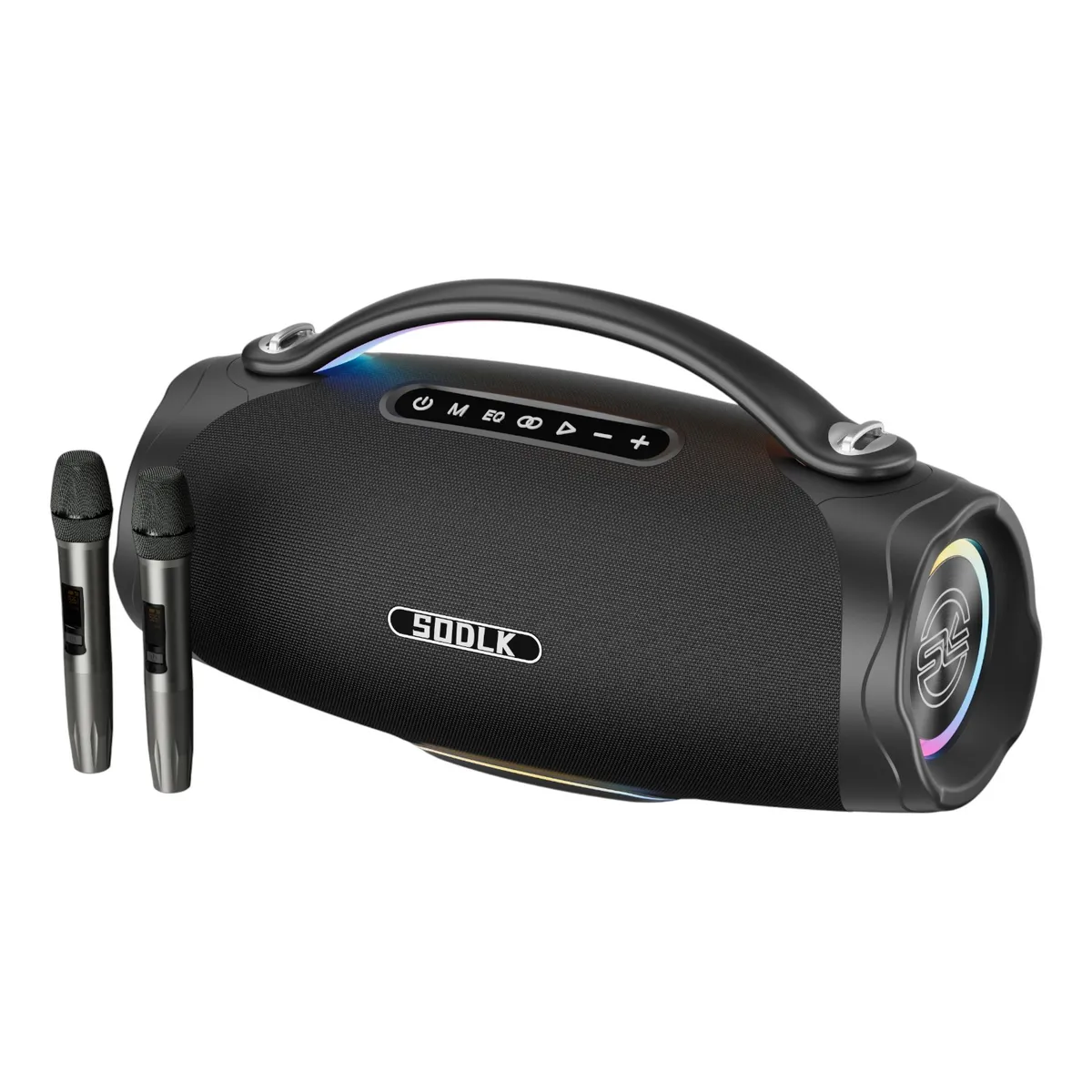 CASTLETEC - Parlante Altavoz Bluetooth 5.3 Karaoke 2 Mic 300W 24000mAh IPX6 TWS SODLK S1620