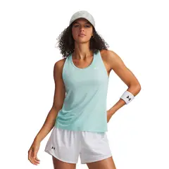 UNDER ARMOUR - Polera S/M UA Tech Knockout Verde Mujer