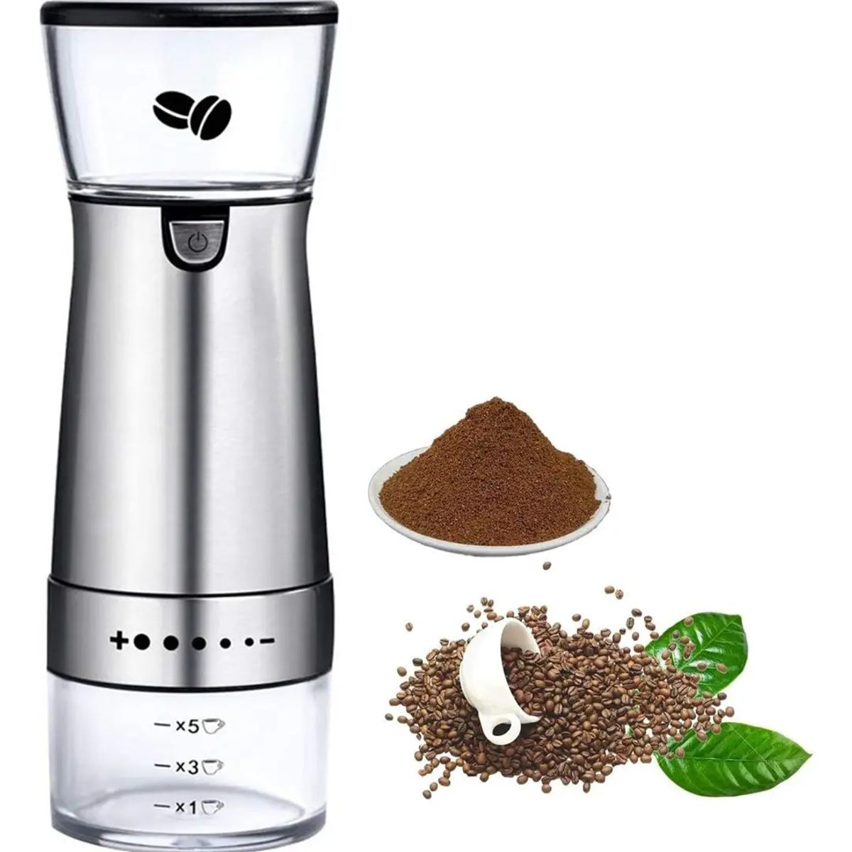 VERCI - Molinillo De Café Eléctrico Moledorc Con 5 Nivel De Molienda