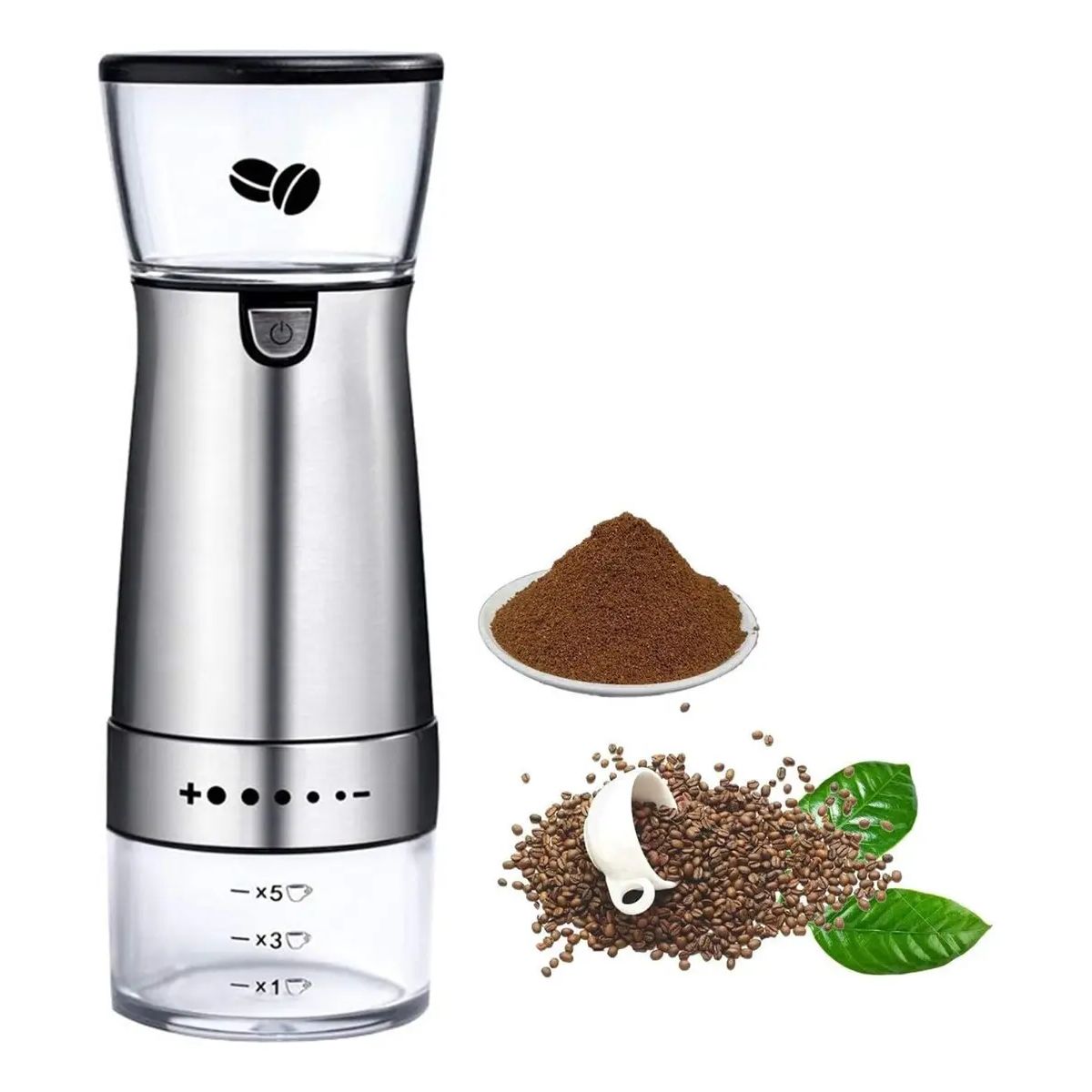 VERCI - Molinillo De Café Eléctrico Moledorc Con 5 Nivel De Molienda