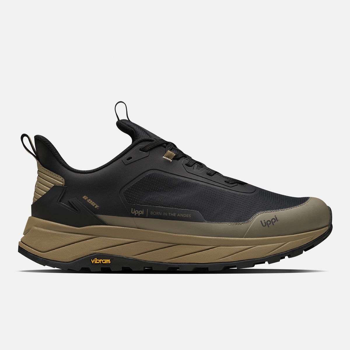LIPPI - Zapatilla Hombre Kronos Negro / Taupe Lippi