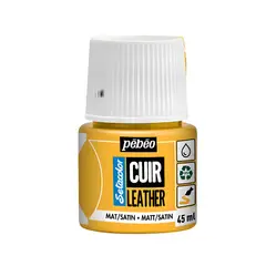 PEBEO - Pintura Para Cuero Frasco 45 Ml Setacolor Cuir Color 03 - Girasol