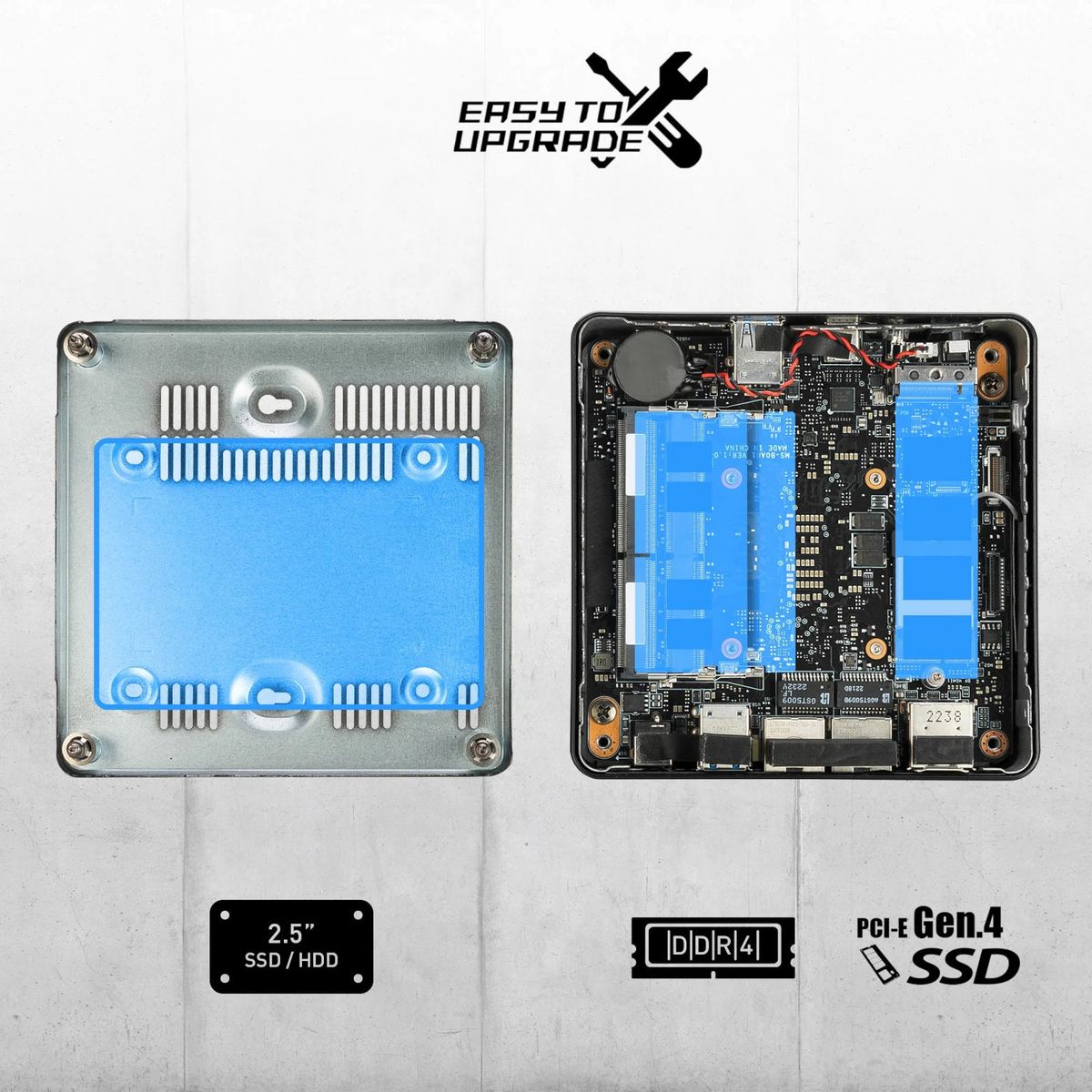 MSI - Mini PC Escritorio - MSI Cubi 5 - 16GB - 1TB - WiFi6 + BT5.3