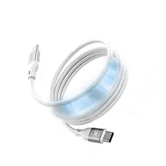 MAXELL - Cable Magnético 60W USB C a USB C 1.2 Metros Carga Rápida Blanco
