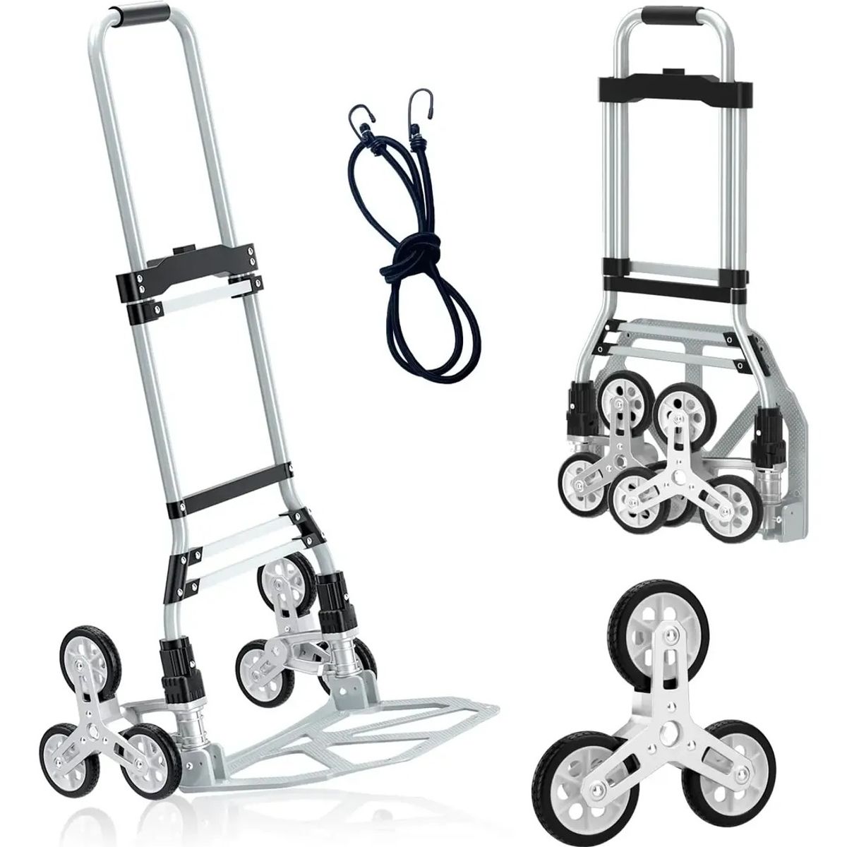 EVERSO - Carro Plegable De Carga Yegua 100 Kg Para Escaleras Multius