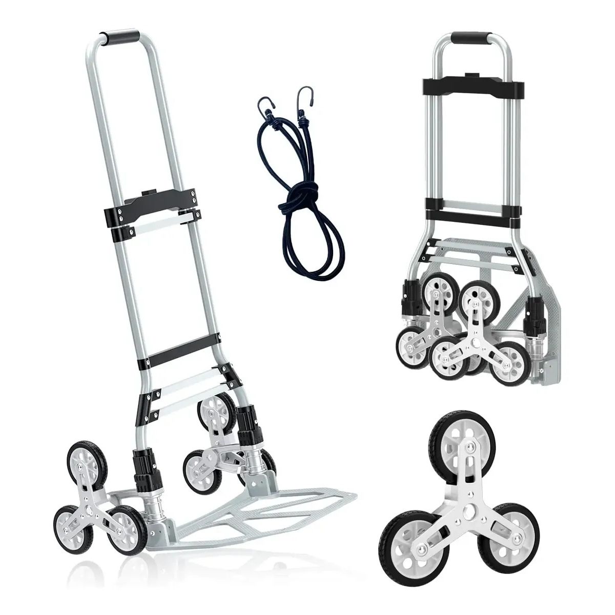 EVERSO - Carro Plegable De Carga Yegua 100 Kg Para Escaleras Multius