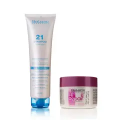 SALERM - Shampoo 21 Y Mascarilla Hi Repair Reparacion