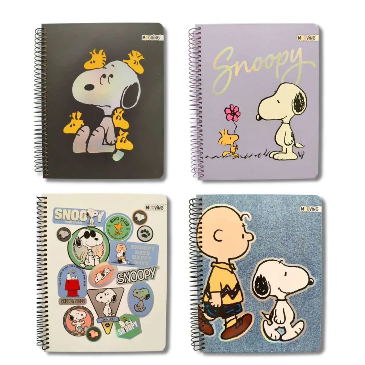 FORONI - Cuad. 1/2 oficio snoopy 3 materia/papel premium 80g