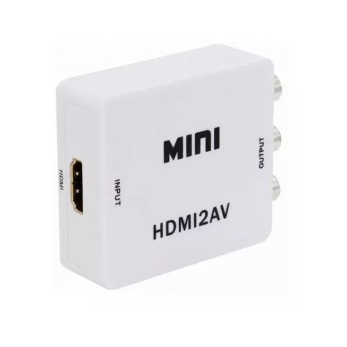 GENERICO - Adaptador Conversor Hdmi A Av Rca Video Analogico
